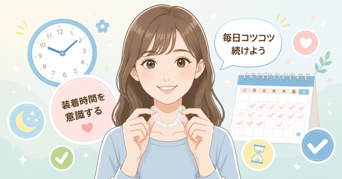 マウスピースの装着時間を守れない時の影響は？3つの対処法を解説